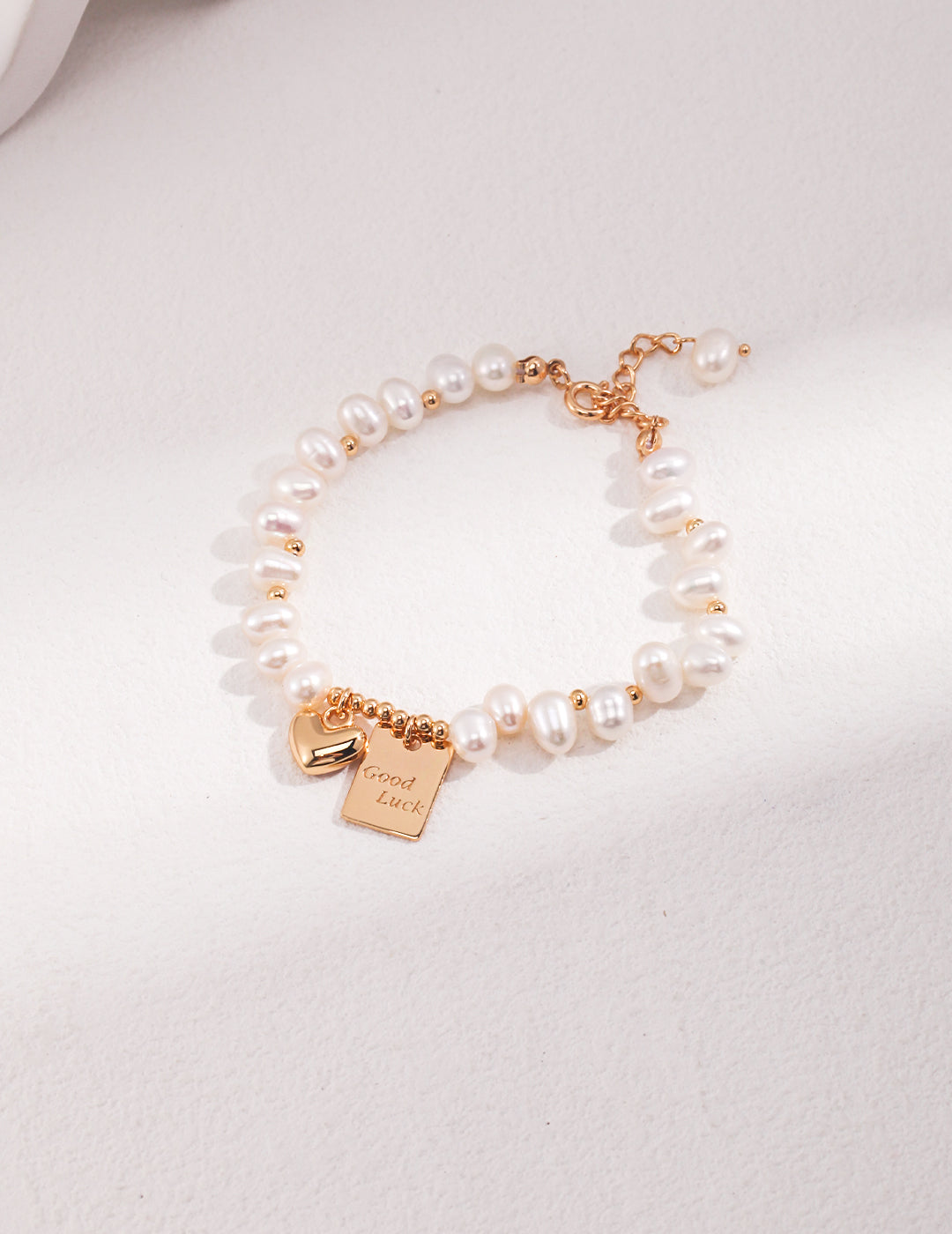 Pearl & Sliver with gold Plating Bracelet SL0088